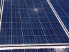 Solar panels smashed by very large hail