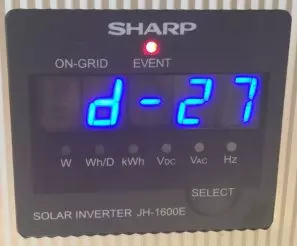 Is your Sharp JH-1600E showing a D-27 error code on the screen?