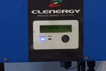 Clenergy solar inverter low power output