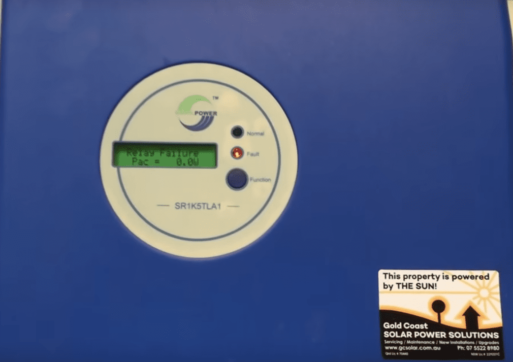 Samil Solar Inverter Relay Failure Gold Coast Solar Power Solutions