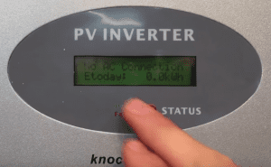 Growatt Solar Inverter No AC Connection