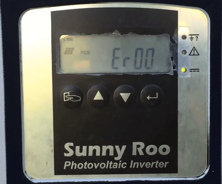 Sunny Roo Inverter Er00 Error Code