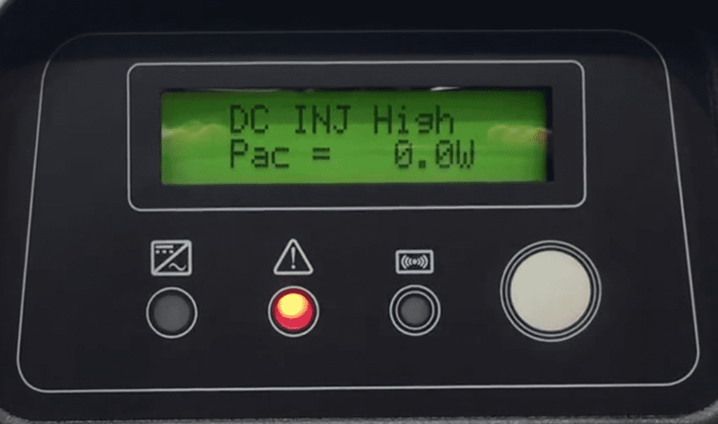 Eversolar Solar Inverter DC INJ High Error Message