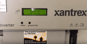 Xantrex Solar Inverter Off-Line