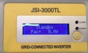 JFY Solar Inverter Stuck On Standby