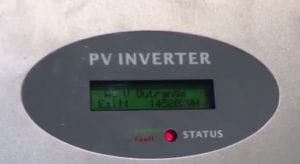 Growatt Solar Inverter AC V Outrange