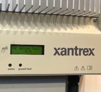 Xantrex DC Voltage Fault