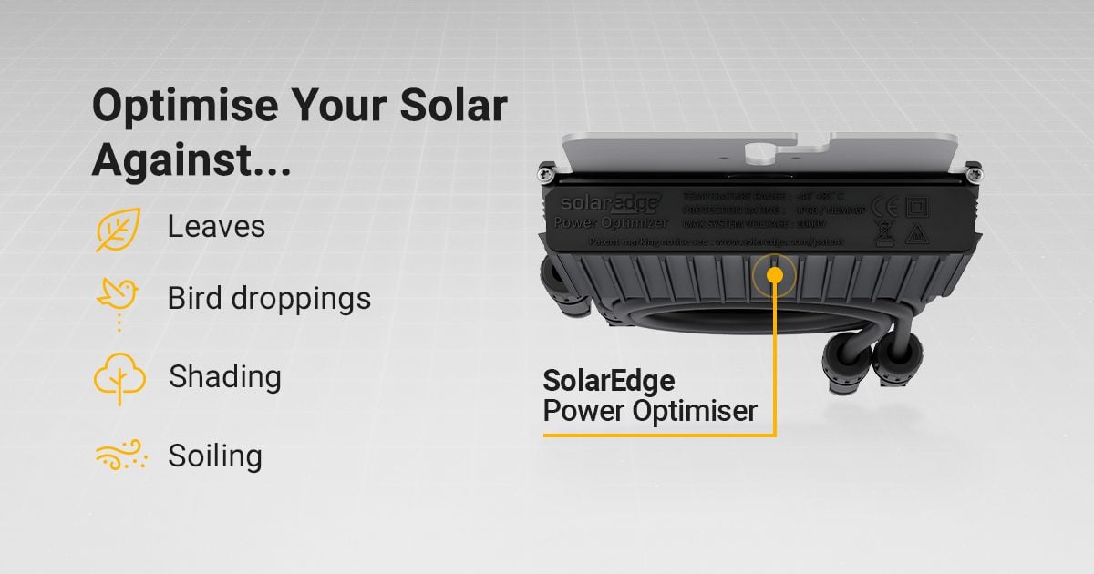 Optimise solar power with SolarEdge